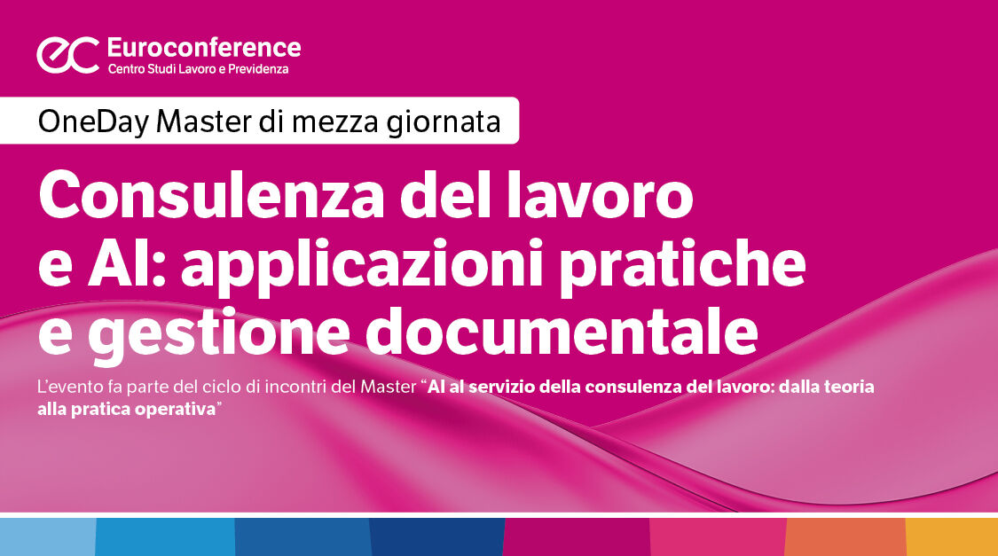 Immagine Consulenza del lavoro e AI: applicazioni pratiche e gestione documentale | Euroconference